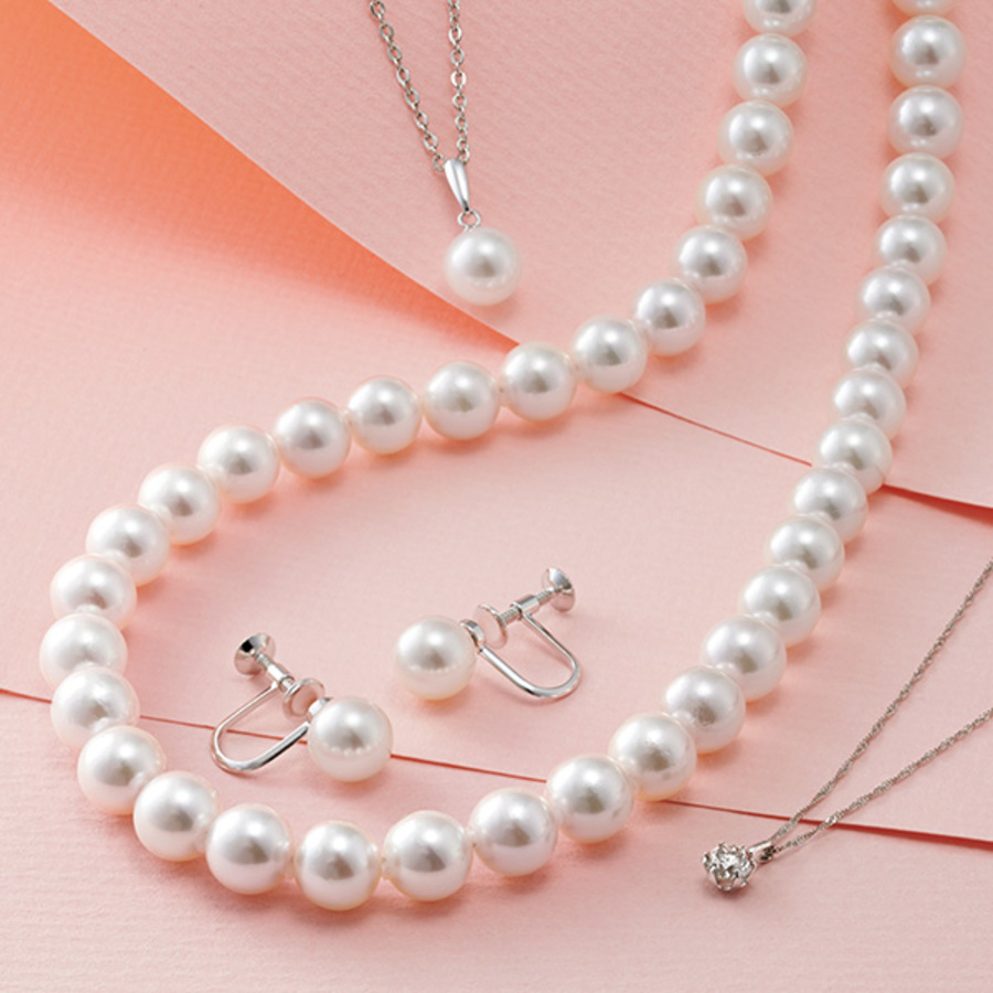 大丸松坂屋 花珠8 8 5mmあこや真珠ネックレス豪華4点セット あいテレビショッピング