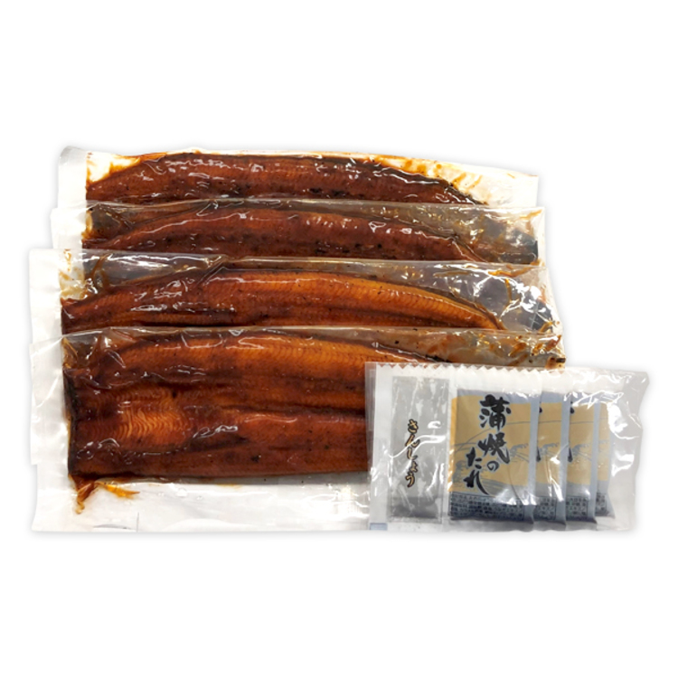 贈答用】鹿児島県産 うなぎ長焼き／125g×4尾 計500g | TUYショッピング