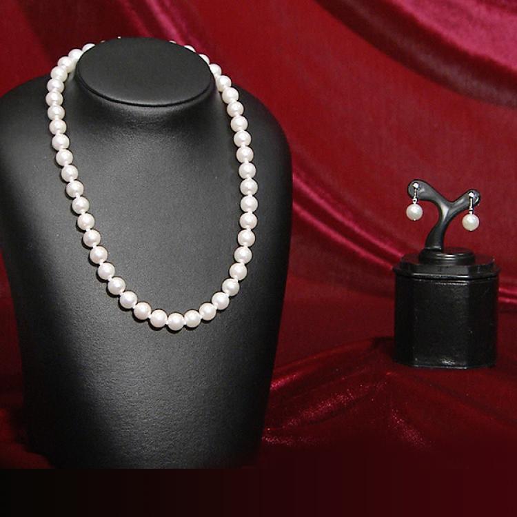 高島屋 8 5 9mmあこや真珠ネックレス2点セット ｃｂｃショッピング