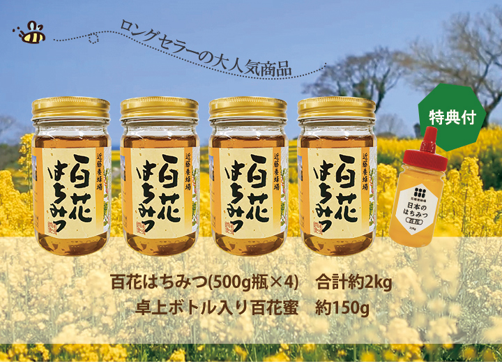 希少な国産100％天然はちみつが超特価！