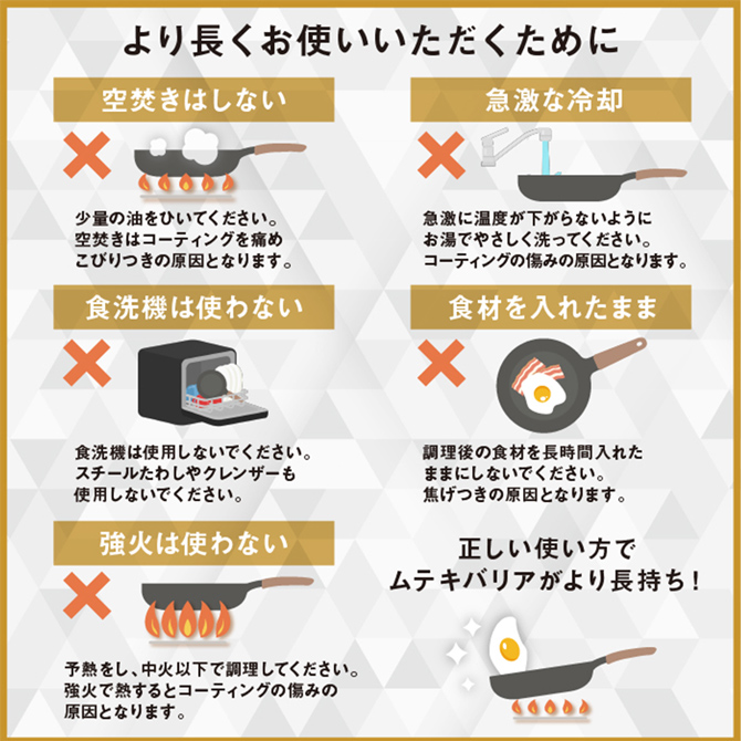 より長くお使いただくためのご注意