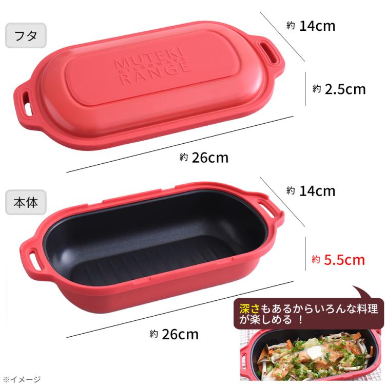 ムテキレンジ／電子レンジ調理器／2個セット | RKBショッピング