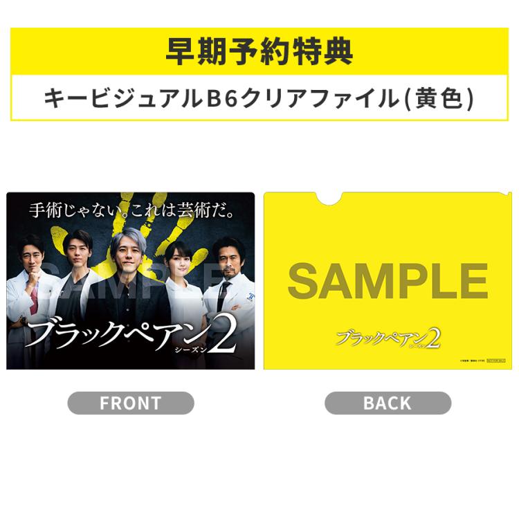 ブラックペアン DVD-BOX〈6枚組〉 初回生産限定 B6クリアファイルつき ブラックペアン DVD-BOX〈6枚組〉 初回生産限定 B6クリア