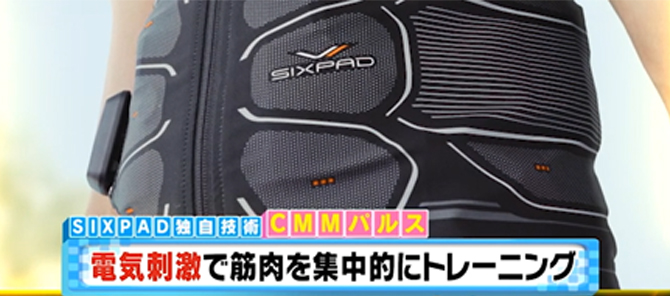SIXPAD独自の電気刺激「CMMパルス」