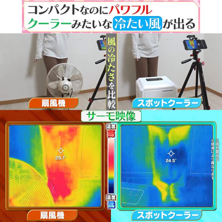排熱ダクトレス スポットクーラー／DL-T2601WH／THREEUP(スリーアップ